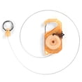 thumbnail image 5 of Heavy Duty Retractable Badge Reel - Thickened Retractable Carabiner Keychain with 47" Retractable Cord, Anti-Lost ID Holder for Secure Access Control, Ideal for Outdoor Hiking, 1Pc(Orange,4.6x1.8"), 5 of 7