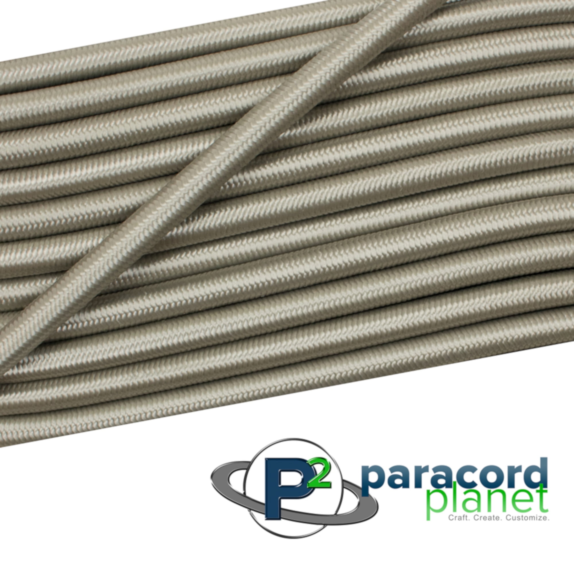 Paracord Planet 1/4 Inch Elastic Bungee Shock Cord - 10, 25, 50, 100 and 1000 Foot Lengths - Various Colors