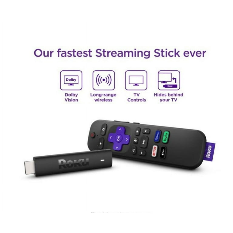 Restored Roku 3820RW Streaming Stick 4K Device 4K/HDR/Dolby