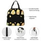 thumbnail image 4 of Easygdp Bee Happy Sunflower Gnomes Bolsa Térmica Premium - Tela Oxford Impermeable, Gran Capacidad, Bolsillo Frontal, Unisex para Trabajo, Escuela, Actividades al Aire Libre y Picnics, 4 of 8