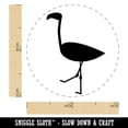 thumbnail image 2 of Flamingo Bird Solid Self-Inking Rubber Stamp Ink Stamper - Purple Ink - Mini 1/2 Inch, 2 of 7