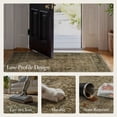 thumbnail image 4 of KUETH 8x10 Vintage Floral Area Rugs Machine Washable Rugs for Living Room, Non Slip Flat Pile Rug with Rubber Backing, Boho Rug for Entryway Bedroom Dining Room Home Office, 4 of 9