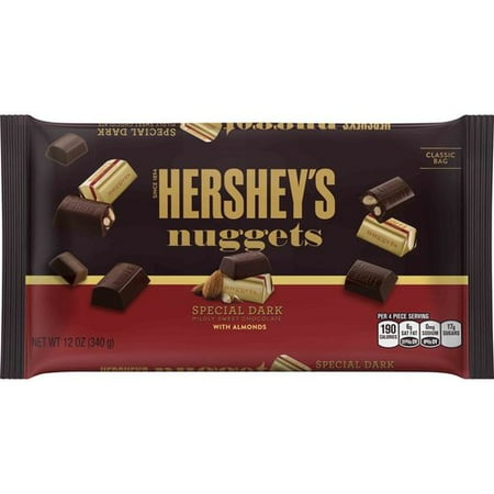 Hershey's Nuggets Special W/Almonds Dark Chocolate, 12 oz