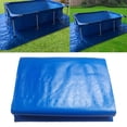 thumbnail image 6 of simhoa Pools Ground Cloth Cover, Pool Blanket Covering,Blue Waterproof Ground Cloth Tarp,Rectangle Pool Mat for Outdoor,Lawn,Camping 340cmx250cm, 6 of 10