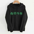 thumbnail image 6 of FDGIU ‌‌‌‌‌Women's Plus Size Saint Patrick's Day Sweatshirt - Oversized Green Shamrock Print Long Sleeve Pullover, 6 of 6