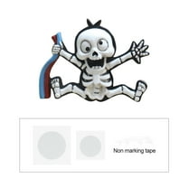 Lilixerw Halloween Skull Window Clings,Funny Skeleton Wall Sticker,Halloween Decals for Party Decor