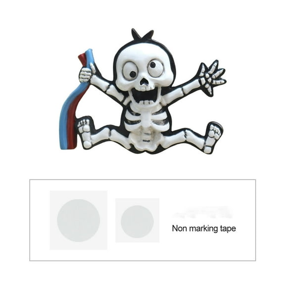 Lilixerw Halloween Skull Window Clings,Funny Skeleton Wall Sticker,Halloween Decals for Party Decor