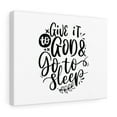 thumbnail image 5 of Scripture Walls  Give It To God & Go To Sleep Bible Verse Canvas Christian Wall Art Ready to Hang Unframed, 5 of 16