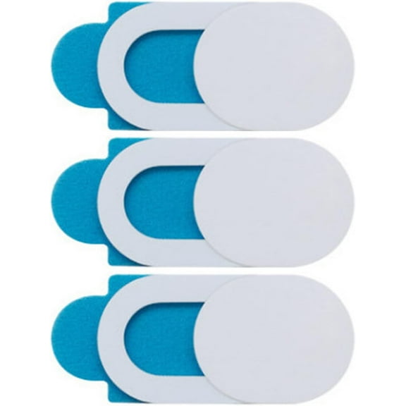 Webcam Cover Self-Adhesive Anti-spy Universal Camera Privacy Protective Cover Shutter Slider for Computer White