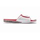 thumbnail image 4 of MENS N I-K-E Jo r-dan HYDRO III 3 RETRO WHITE RED CEMENT SLIDES SANDALS - Size 11, 4 of 6