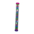 thumbnail image 2 of Esquirla Beaded Rainmaker Infants Musical Toy Sensory Development for Nursery Infants red and violet lid, 2 of 8