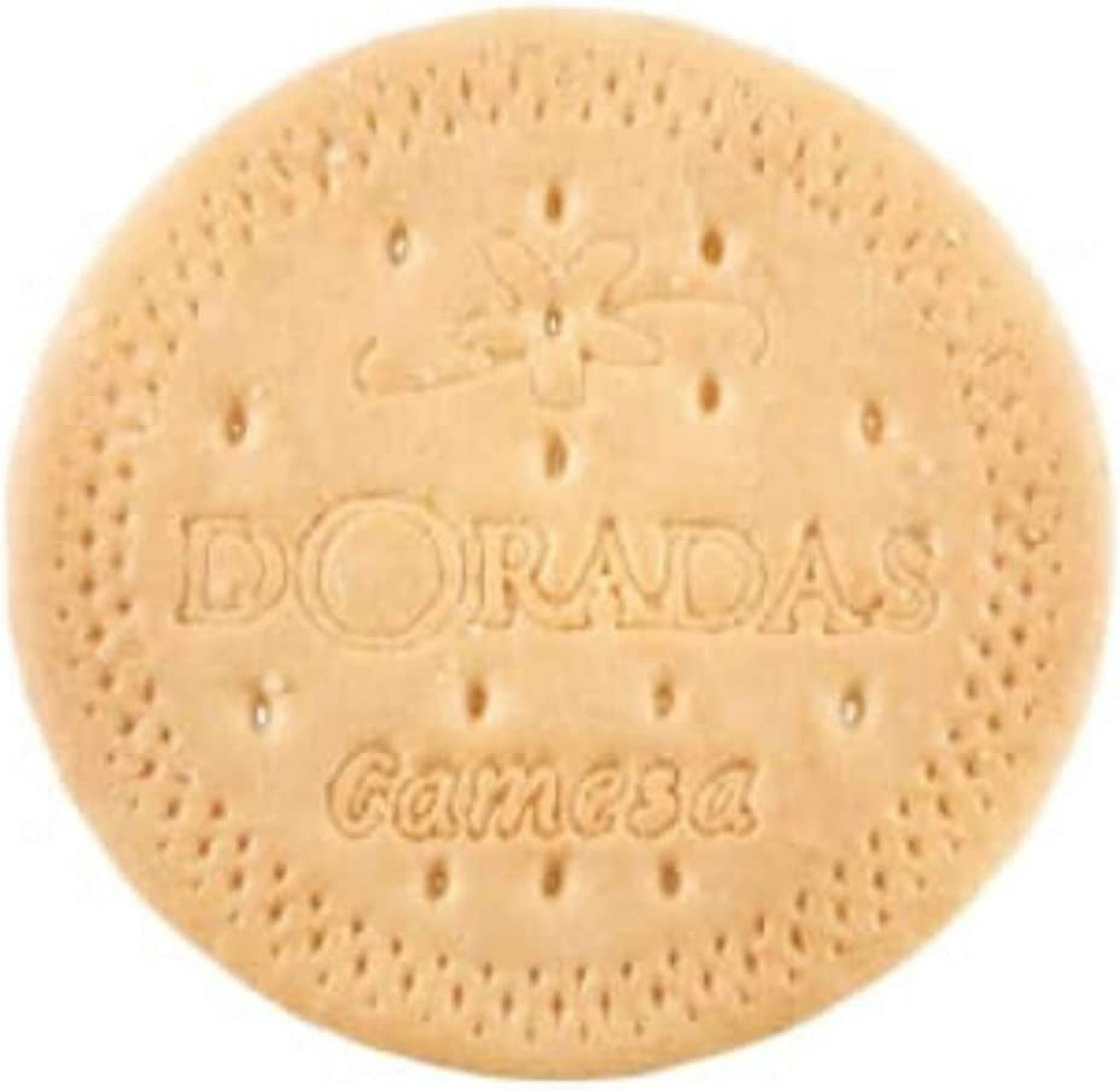 Gamesa Marias Doradas. Delicious Mexican Traditional Cracker Cookies. One Box with 8 packages. 1.54 kg Great for Lunch, Snack or Camping. Ideal with Milk, Coffee, Nutella or Jam.…
