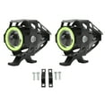 thumbnail image 1 of Motorcycle LED Angel Eye Strobe Spotlight 12?80V Green Lighting IP65 Waterproof Universal for Cars Boats, 1 of 5