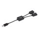 thumbnail image 1 of Cable divisor en Y para concentrador de carga OTG tipo C USB 3.1 macho a doble OTG hembra 2.0, 1 of 8