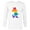 White, variant on Disney Minnie Mouse Pride Classic Pose Rainbow Icon Fill - Long Sleeve T-Shirt for Men - Customized-White