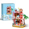 thumbnail image 3 of 718 Pellets Christmas Cabin Car Building Blocks Toy Model, Birthday Gifts For Men Girls, 3 of 5