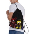 thumbnail image 3 of Saiise Five Nights At Freddy'S Print Drawstring Backpack String Bag Sackpack Cinch Water Resistant for Gym Shopping Sport Yoga, 3 of 9