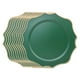 thumbnail image 4 of 10 platos para servir reutilizables para fiestas, vajilla ligera para mesa. Verde, 4 of 8