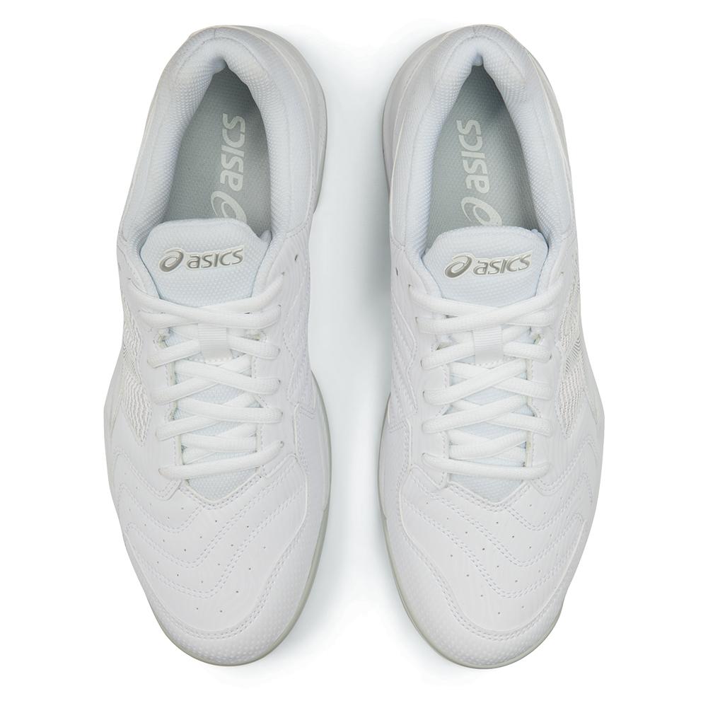Asics Men`s GEL-Dedicate 6 Tennis Shoes White and Silver (  6   ) - image 4 of 5