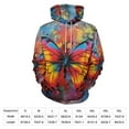thumbnail image 2 of Hoodies Watercolor Butterfly Casual Pullover Hoodie Long Sleeve Sweatshirts Birthday Gift, 2 of 5