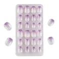 thumbnail image 1 of 1 Juego de 24 Uds. De uñas postizas cortas para niños, uñas postizas de cobertura completa para niñas pequeñas, 1 of 5