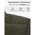 thumbnail image 6 of Wantdo Men's Puffer Jacket Winter Thicken Cotton Coat Snow Jacket with Hood Army Green M, 6 of 11