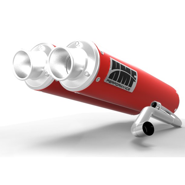 HMF CanAm Renegade 1000 2012 2016 Red Dual Full Exhaust Muffler