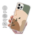 thumbnail image 2 of Minimalist Leaf Case Compatible with iPhone 12 Pro,Unique Art Design TPU Shock-proof Full Cover, 2 of 5