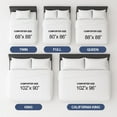 thumbnail image 3 of CGK Linens Premium Down Alternative Comforter - Full Size All-Season Fluffy & Cozy Duvet Insert, White, 3 of 7