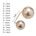 thumbnail image 6 of harmtty Clothes Brooch Classic Simple Graceful Fine Workmanship Fixed Clothes Simulation Pearl Pin for Dating, 6 of 8