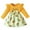 Orange, variant on WhouRiu Girls' Dress Bow Bee Prints Ribbed Knit Dress Children Soft Comfy Cute Fall Dresses Orange,Sized 12-18 M