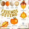 thumbnail image 3 of Fall Balloon Arch Kit, Friendsgiving Balloons with Orange Coffee Brown Sand White Balloons, Pumpkin Maple Leaf Hazelnut Foil Balloon for Fall Friendsgiving Autumn Harvest Birthday Party Supplies, 3 of 6