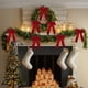 thumbnail image 1 of Large Velvet Christmas Tree Bow Ornament Holiday Party Decoration Polyester Fabric, 1 of 7