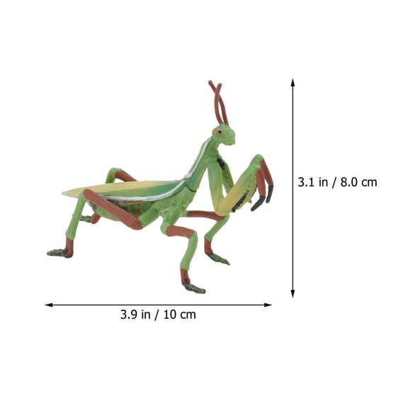 ELAYARD 1Pack Praying Mantis Action Figure Plastic Lifelike Model For Collectors