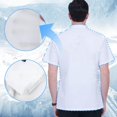 thumbnail image 1 of kurtrusly Uniforme Ajusté Lavable Veste de Chef de Cuisine Durable Uniformes de Chef Inaltérable Uniforme Professionnel Confortable Chef m TG, 1 of 8