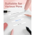 thumbnail image 4 of Four Candies 6MM Retractable White Correction Tape, 4PCS White Smooth Pull Out Correction Tape with 4 Extra Refills,Tear-Resistant Tape Pen & Quick Drying (Pink), 4 of 7