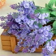 thumbnail image 4 of Sunxin Artificial Flowers Artificial Fake Flower Bush Bouquet Home Wedding Decor Gift Decoration, 2 Bouquets of Flowers, 4 of 5