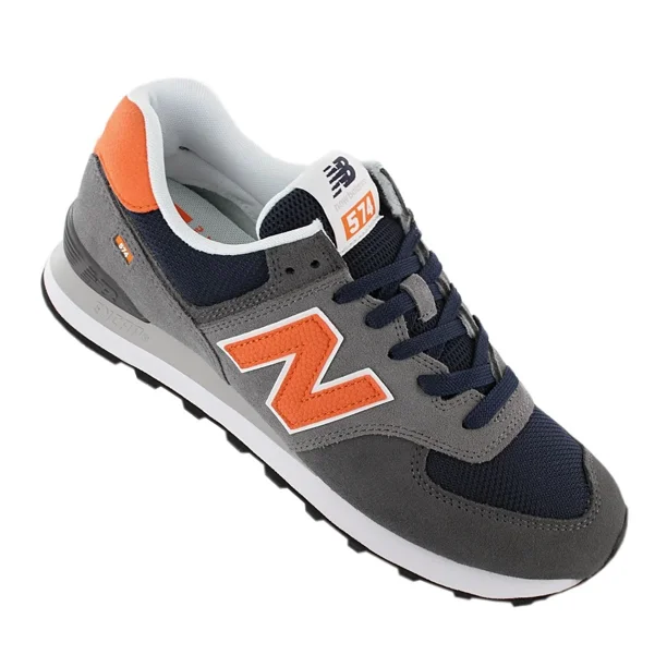 NEW New Balance Classic 574 - Men's Sneakers Shoes Grey Blue ML574EAF ORIGINAL