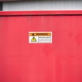 thumbnail image 3 of SHINYPASING 4Pcs High Voltage Warning Sign for Electrical Equipment with Shock Danger Stickers Indoor Use, 3 of 5