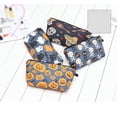 thumbnail image 2 of Halloween Makeup Bag Large Capacity Pumpkin Cosmetic Bag Skeleton Makeup Bag, 2 of 10