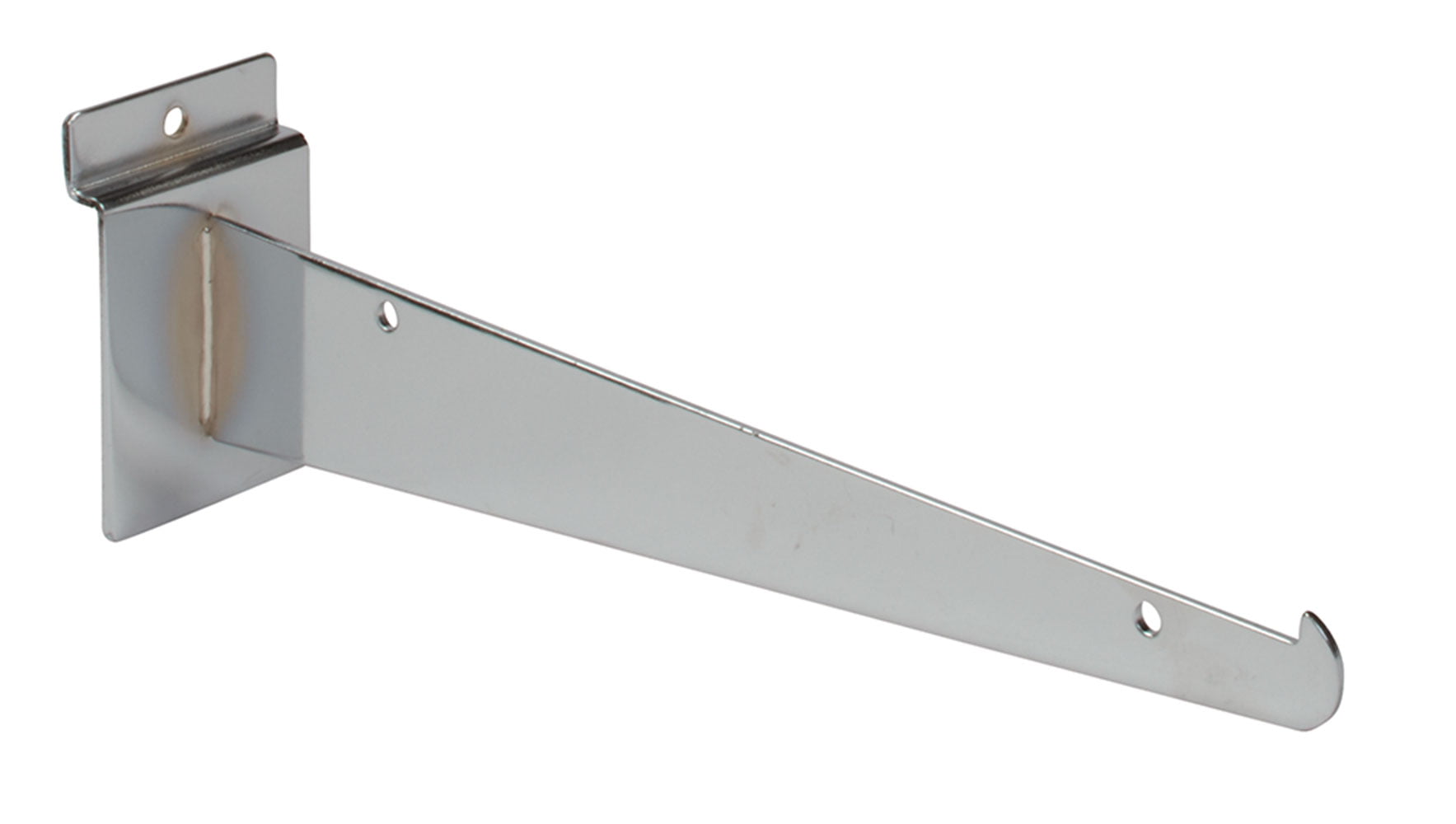 25X 8'' 20cm Slatwall Single Hook Pin Shop Display Fitting Prong Hanger Hooks US 