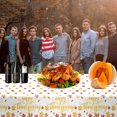 thumbnail image 6 of Eagokdc Fall Thanksgiving Table Cover, Plastic Stain Resistant Tablecloths, Farmhouse Decor for Gatherings Dinner Party Supplies Holiday Ornaments, 6 of 6