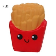 Cute Kids Cartoon French Fries Squeeze Toys Soft Slow Rebound Anti-stress Toys