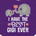 thumbnail image 4 of Inktastic Best Gigi Grandma Ever Grandchild Boys or Girls Baby Bib, 4 of 4