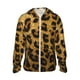thumbnail image 1 of Balery Golden Leopard Glitter Sudadera ligera de manga larga con capucha y protección solar UPF 50+ para hombre y mujer, ideal para pesca y running-Medium, 1 of 7