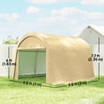 thumbnail image 3 of Outsunny Remise de Rangement Extérieure 10'x10 Pieds, Remise Portable Robuste et Imperméable, 3 of 10