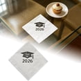 thumbnail image 2 of SIfdSeng My Items Graduation Season Design Dinner Napkins for Party Commemorative Celebrations Setting, 2 of 6