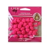 Kole Imports CH979-24 Laurdiy Pink Pom Pom - Pack of 24