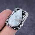 thumbnail image 2 of Natural Moonstone Gemstone Handmade 925 Sterling Silver Jewelry Ring Size 7, 2 of 2