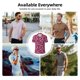 thumbnail image 5 of Fotbe Orchids Flowers Camiseta Polo de Golf para Hombre con Estampado – Camisa Deportiva Transpirable con Cuello Abotonado-Small, 5 of 6
